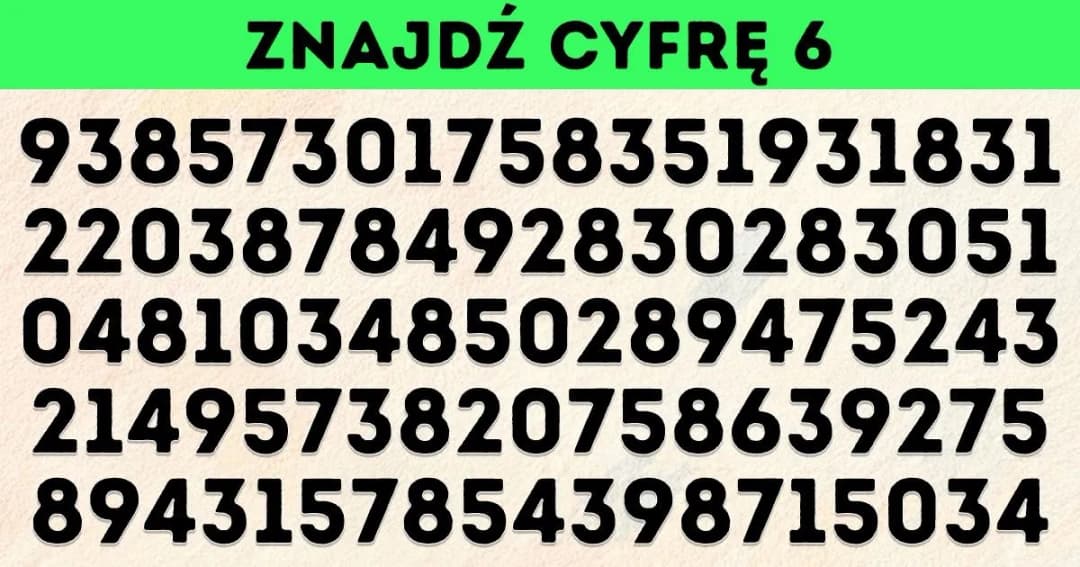 Jasna strona jak dobry jest twój wzrok - sprawdź swoją ostrość wzroku