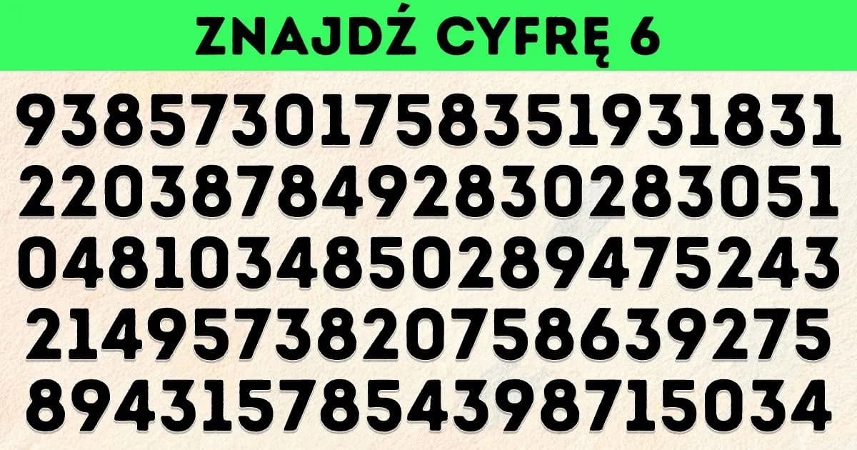 Jasna strona jak dobry jest twój wzrok - sprawdź swoją ostrość wzroku